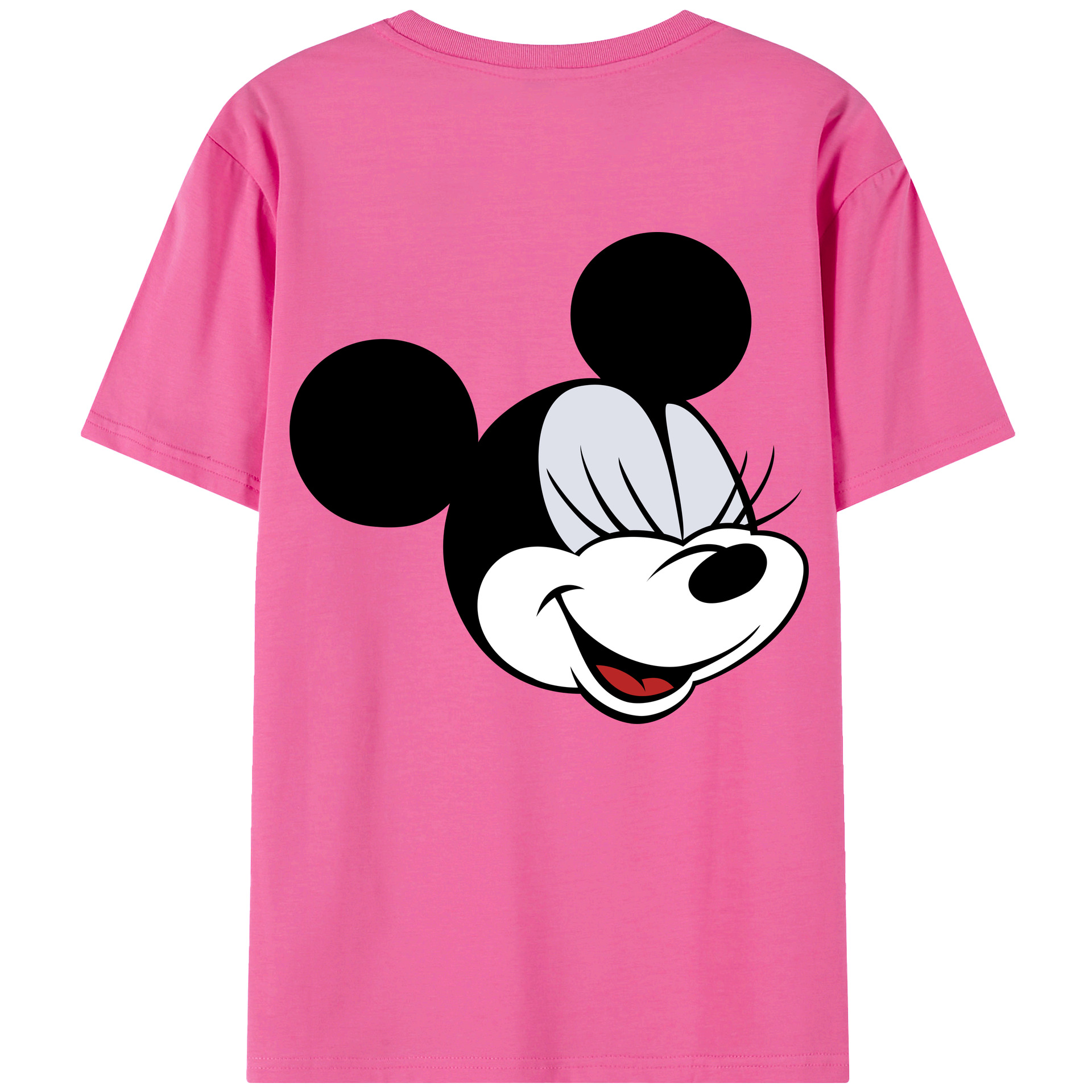 （画像用） ミッキーマウス Mickey Mouse レディース半袖Tシャツ(バックプリント)